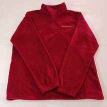 Columbia AM1528 Men's M Red Steens Mountain 1/2 Zip Fleece Pullover Sweatshirt image 13