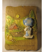 1977 Gregory Campana Wall Plaque: Joy comes from little seeds of loving ... - £8.97 GBP