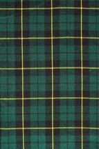 Tartan Kilt 8 Yards Wallace Hunting Acrylic Wool Scottish 13oz Tradition... - £65.06 GBP
