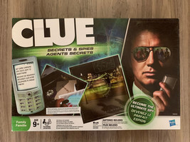 Clue Secrets And Spies Board Game Complete Game Hasbro 2009 - £19.75 GBP