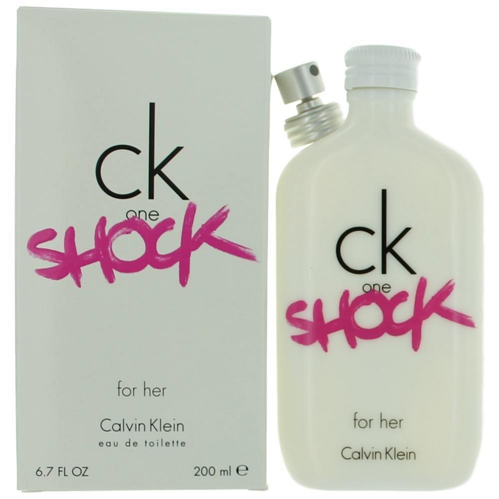 CK One Shock by Calvin Klein, 6.7 oz Eau De Toilette Spray for Women - $87.96