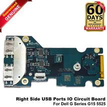 Dell G Series G15 5525 Right Side I/O USB-C USB-A Audio Jack Board 9D44M... - $54.46