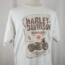 Harley Davidson Motorcycles T-Shirt XL Two Sided Badger H-D Madison WI Biker Hog - £14.93 GBP