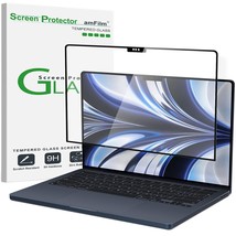amFilm New MacBook AIR 13.6inch M2 2022 Tempered Glass Screen Protector [9H Hard - £41.42 GBP