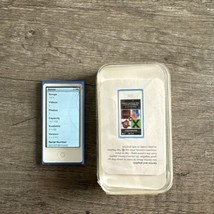 Apple 16GB iPod Nano 7th Generation Blue A1446  1974 songs Cracked Screen WORKS - $59.87