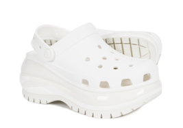 Crocs Mega Crush Clog Women&#39;s Casual Slippers Sandals Slip On White 2079... - $108.81