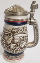 VTG 1979 Avon Ford Auto Lidded Stein Collectible Bugatti MG #302431 Embossed - £18.56 GBP