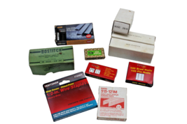 Vintage Collectibles - 10 Lot Boxes Of Staples – Bostitch Bates Craftsman More - £14.38 GBP