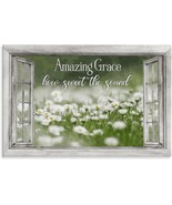 Amazing Grace Wall Art Amazing Grace How Sweet The Sound Daisy 8x12 Canvas - $223.50 MXN