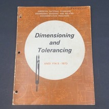 Dimensioning and Tolerancing ANSI Y14.5 1973 Engineering Drafting Standards - $47.50