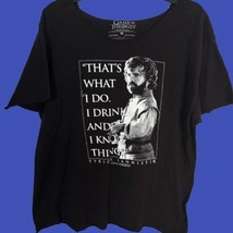 Game of Thrones Tyrion I Drink and I Know Things T-Shirt XL - $7.48