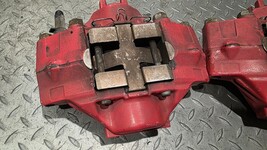 Passenger Right Driver Left Red Calipers Rear WRX Fits 06-07 IMPREZA 75703 image 4