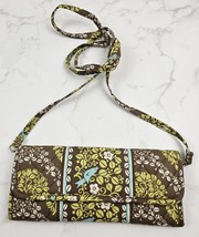 Vera Bradley Julia Sitting In A Tree Tri-Fold Magnetic Crossbody Wallet ... - £9.77 GBP
