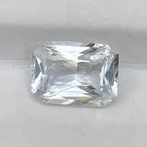 100% Natural Colorless 2.50 Cts White Sapphire Radiant Cut Sri Lanka Loose Gemst - £687.33 GBP