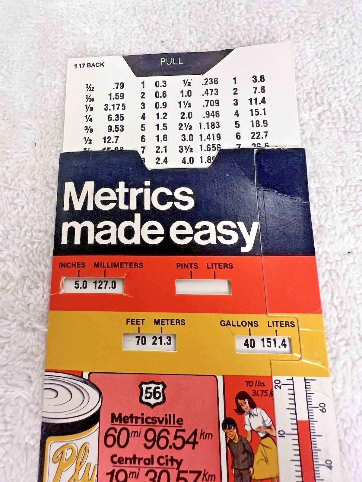 Pull Chart 1973 Metrics Made Easy Pocket Pull Chart Great Graphics Discount ...