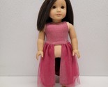 American Girl Doll Just Like You #40 Brown Hair Eyes Jess Mold Doll Red ... - £74.87 GBP
