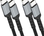 6Ft Usb-C To Usb-C Charging Cable, 2-Pack Usb 2.0 Type C To Type C Cable... - $16.99