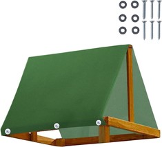 Playground Replacement Canopy, 43&quot; X 90&quot; Outdoor Swingset Shade Kids, Green - $639.24 MXN