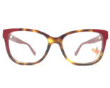 Maui Jim Eyeglasses Frames MJ2402-66 Brown Tortoise Red Cat Eye 52-18-140 - £33.56 GBP