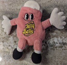 1999 Mr. Jelly Belly Bean Bag Toy Pink Cotton Candy 7&quot; Plush Stuffed Mascot - £4.30 GBP