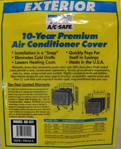 A/C Safe Fleece-Lined Vinyl Exterior Cover for Medium Window Air Conditi... - $35.53