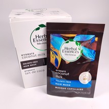 10 Herbal Essences Bio Renew Hydrate Coconut Milk Sulfate Free Hair Masks 1.7 oz - $19.79
