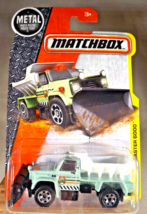 2016 Matchbox 36/125 Construction PLOW MASTER 6000 Pale Green-White w/6 Spokes - £11.72 GBP