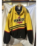 Vintage Chase Authentics Pennzoil Jacket XXX Large Yellow Black Mens Nascar - $79.19