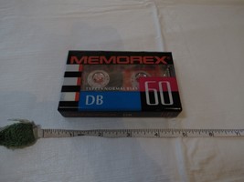 Memorex DB 60 blank tape cassette Type 1 normal Bias NOS sealed vintage ... - $10.29