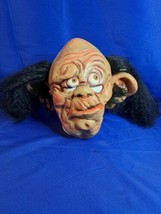 Vintage 1999 The Paper Magic Group Scary Hobo Bum Halloween Mask - $20.57