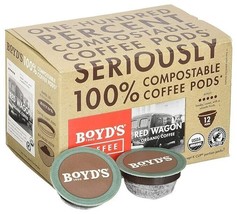 Boyd&#39;s Coffee Red Wagon Single Serve, 12 Count - £13.17 GBP