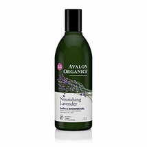 Avalon Organics Nourishing Lavender Bath &amp; Shower Gel, 12 oz. - £14.44 GBP