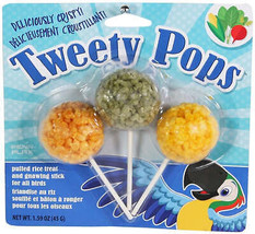 Penn Plax Tweety Pops Puffed Rice Bird Treats - Wholesome Snack for Avian Compan - £8.56 GBP