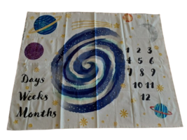 Kaufman Oh How They Grow Space Planets Fabric panel, DIY Growth 35 x 43 cotton - £8.39 GBP