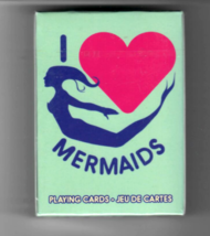 NEW AND SEALED I Heart ♡ Love Mermaids Playing Cards Standard Deck Mermaid - $7.85