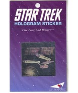 Classic Star Trek Enterprise and Name Hologram Sticker 1991 A H Prismati... - £4.66 GBP
