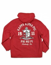 Kappa Alpha Psi Fraternity Windbreaker jacket Phi Nu Pi Zip Up Hoodie Jacket - £72.16 GBP