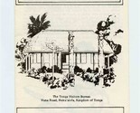 Tongan Handicrafts Brochure Kingdom of Tonga Ancient Polynesia  - $21.78