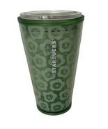 Starbucks Green Floral Flower Blossom Cold Cup Tumbler 16 oz. - $323.05 MXN