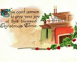 Blessed Christmas Time Presents Pink of Perfection Unused UNP 1900s Vtg ... - $9.05
