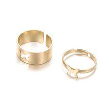 2pcs Jewelry Engagement Wedding Jewelry Romantic Fashion Women Vintage Butterfly - £7.41 GBP+