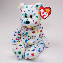Ty Beanie Baby TY 2K 2000 Rare With PE Pellets Retired Colorful Stuffed Bear Toy - £7.68 GBP