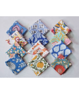 Assorted Cloth Napkins Set Hand Block Floral Printed Cotton Dinner Table... - $623.37 MXN