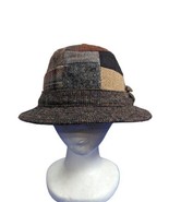 Hanna Hats Irish Tweed Bucket Fedora Walking Hat New Wool Mens Small Pat... - £38.14 GBP