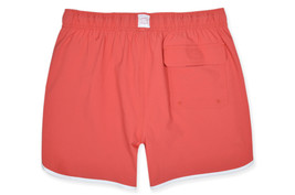 Brooks Brothers Light Red 5&quot; Contrast Pipe Swim Trunk Shorts, M Medium 8633-10 - £70.81 GBP