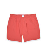 Brooks Brothers Light Red 5&quot; Contrast Pipe Swim Trunk Shorts, M Medium 8... - $88.61