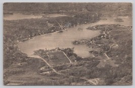 Postcard Lake Lackawanna New Jersey Aerial View - £22.22 GBP