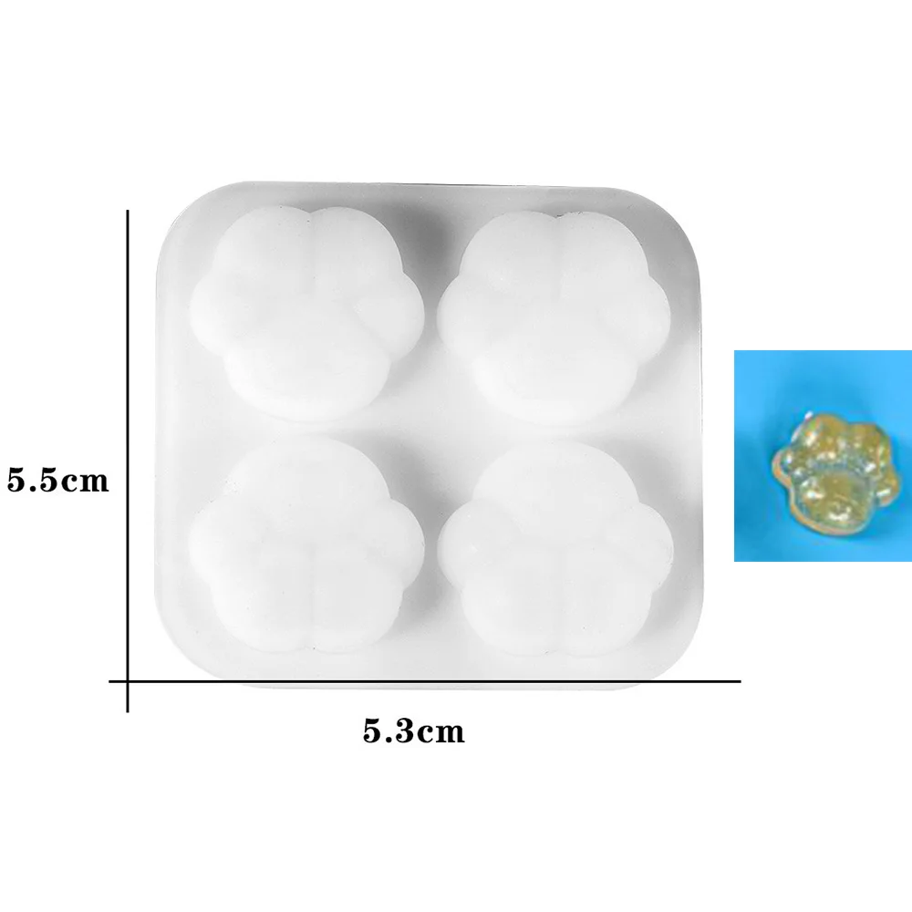 Cat Paw Silicone Mold Keychain Pendants Epoxy Resin Mould for DIY -Style 03 - €2,17 EUR