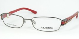 K-ACTOR Mod. KV2034 48 Gunmetal /RED /DARK Khaki Eyeglasses Glasses 53-16-130mm - $77.90