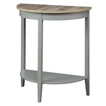 Justino Console Table, Natural Oak &amp; Gray Finish - $97.00